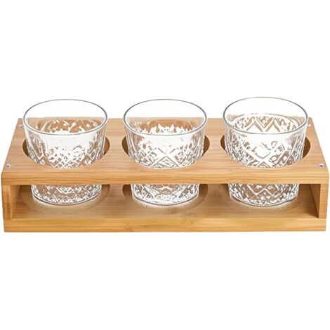 de verre shot Support de rangement pour verres vin en bois