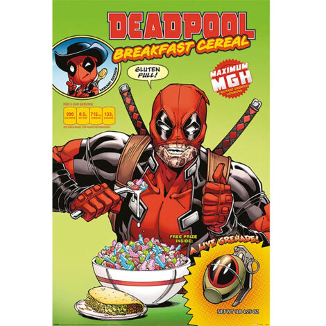 DEADPOOL - CÉRÉALE - POSTER 61X91CM PYRAMID PP34781
