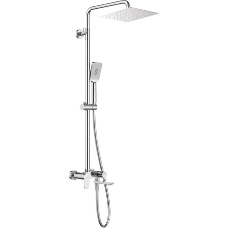 Deante  Douche de baignoire Alpinia - Design moderne - Robinet avec douchette - Gain de place