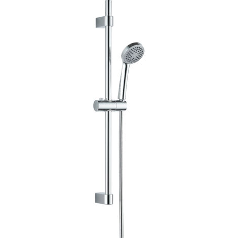 Deante  Ensemble de Douche 1-Fonction - Chromé - Anti-calcaire - Facile à Nettoyer - Durable