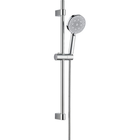 Deante Ensemble de douche 3 fonctions - Chromé - Flexible, Confortable, Pratique