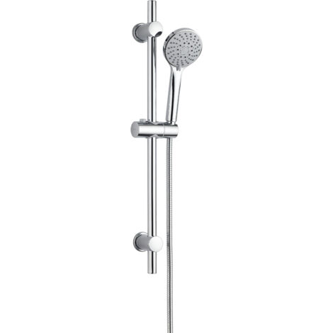 Deante  Ensemble de Douche 5 Fonctions - Chromé - Anti-calcaire - Design Moderne et Élégant