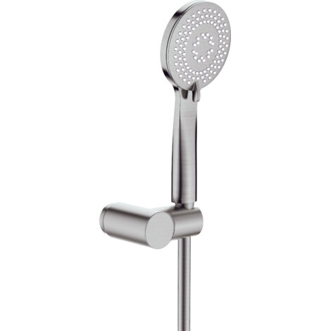 Deante Ensemble de Douche Arnika - Acier Brossé - 3 Jets - Système Anti-Calcaire - Anti-Twist