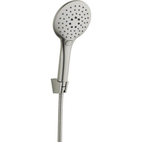 Deante Ensemble de Douche Lupo - Acier brossé - Design intemporel - Universel et élégant