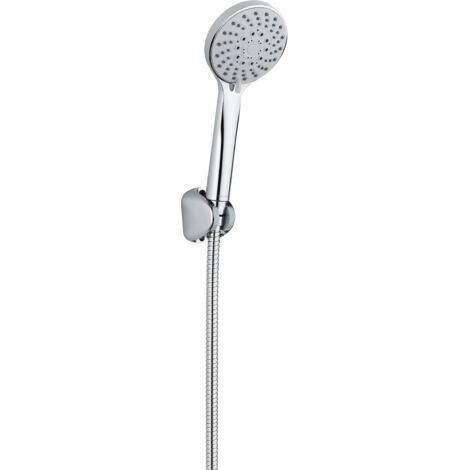 Deante  Ensemble Douche Point - Chromé - 5 Fonctions - Anti-calcaire - Installation Facile