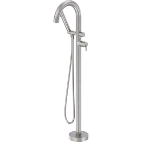 Deante  Robinet de baignoire sur pied - Noir - Avec douchette - Élégance moderne - Design raffiné