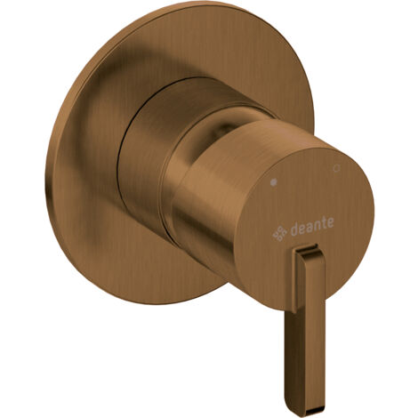 Deante Robinet de douche encastré Sila - Brun brossé - Design moderne - Élégance minimaliste