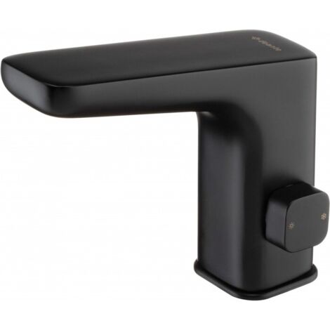 Deante Robinet de lavabo moderne noir mat sans contact