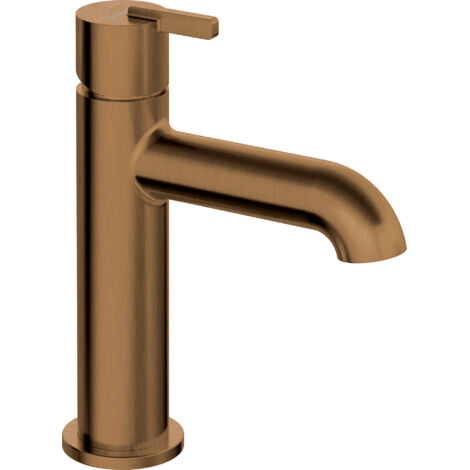 Deante  Robinet de lavabo SILIA - Bronze brossé - Élégance intemporelle - Aérateur mobile