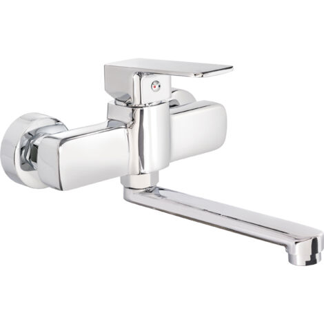 Deante Robinet mural - Chromé - Design classique - Durable et élégant - Avec aérateur
