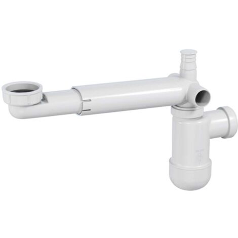 Deante Spacesaver NHC633K siphon pissette blanc