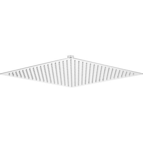 Deante  Tête de douche carrée - 400x400 mm - Acier inoxydable - Écologique et durable