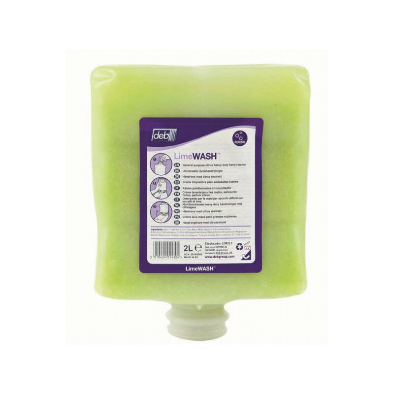 Solopol Lime Hand Cleanser 2ltr - LIM2LT - DEB