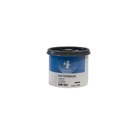 DEBEER WATERBASE MM 957 TRASPARENT RED 0,5 lt