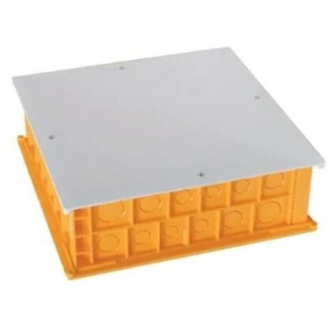 Debflex 703990 - Scatola di derivazione con coperchio 295x225x102mm, colore: grigio/blu