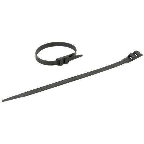 Debflex 709030-100 fascette autobloccanti, 9 x 260, colore: Nero