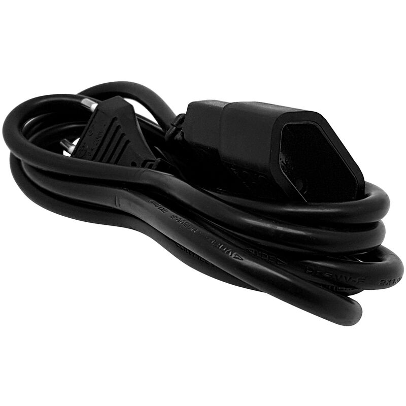

Alargador macho hembra protección niños 2P 10A H05VV-F 2X1mm² negro 3M