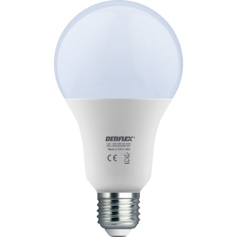 DEBFLEX - AMPOULE A80 SMD VERRE BLANC E27 18W 6500K 1620LM - 600429