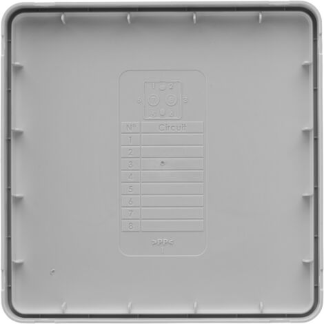 DEBFLEX - BOITE DE DERIVATION ETANCHE IP66 115X115/P60 GRIS - 718225 - ORIGINE FRANCE