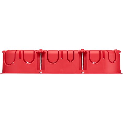 Debflex – Boîte d'encastrement mural 3 postes double sens Ø67/P40 – Pour cloisons sèches – 718031