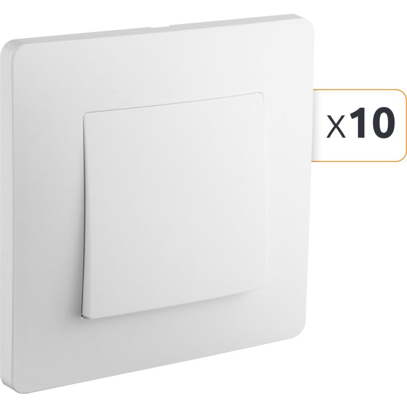 Debflex - caly va et vient blanc - boite carton de 10