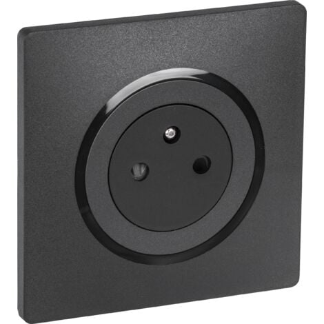 DEBFLEX - CASUAL EVO COMPLET PRISE 2P+T PUIT AFFLEURANT NOIR