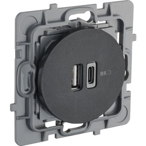 DEBFLEX - CASUAL EVO MECANISME DOUBLE USB A+C NOIR