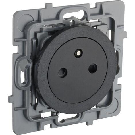 DEBFLEX - CASUAL EVO MECANISME PRISE 2P+T PUIT AFFLEURANT NOIR