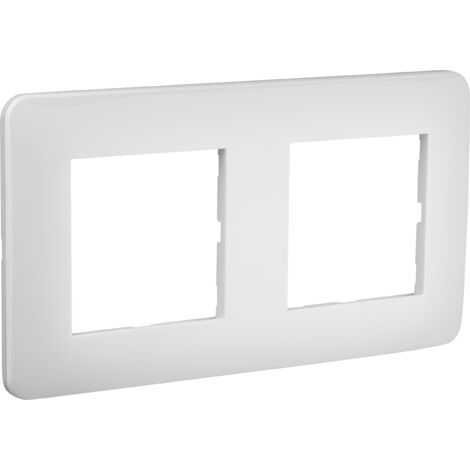 DEBFLEX Interrupteur-Cache Electrique Plastique-Prise Murale Gamme  Casual/Plaque Simple-Blanc Brillant 742001 : : Bricolage