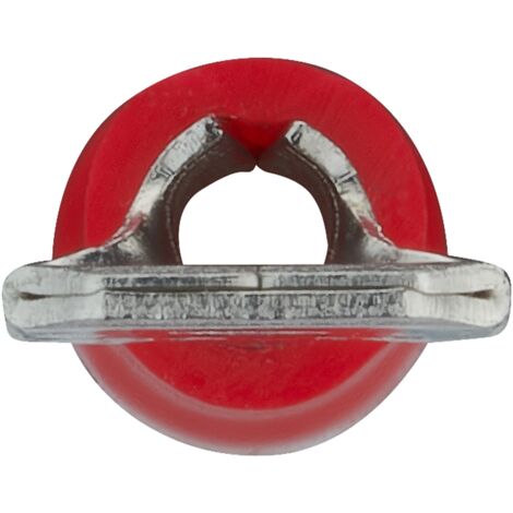 DEBFLEX - CLIPS MALE PRE-ISOLE 6.3X0.8 MM ROUGE SACHET DE 10 - 711051