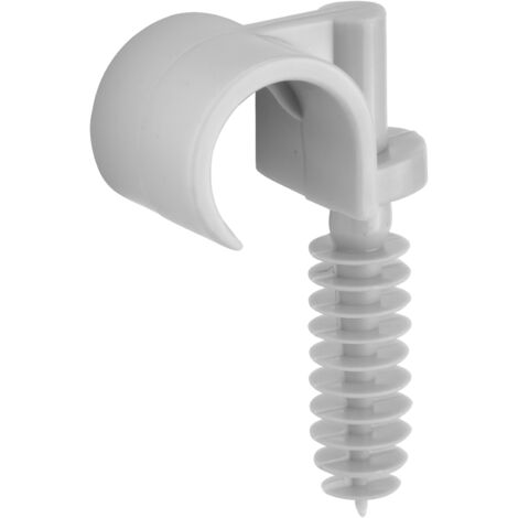 DEBFLEX - CLIPS PARAPLUIE SIMPLE Ø 16 A 20 MM GRIS SACHET DE 10 - 709901