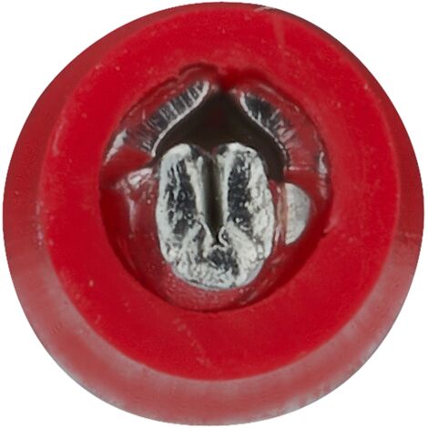 DEBFLEX - CONNECTEUR BORNIER PRE-ISOLE 1.9 MM ROUGE SACHET DE 10 - 711083