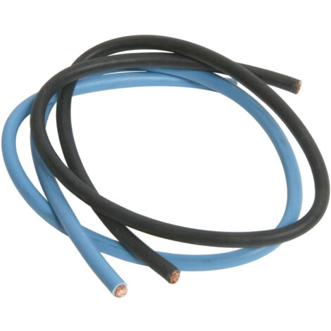 Cordon HO7VK 16² bleu/noir 0.6m - Debflex