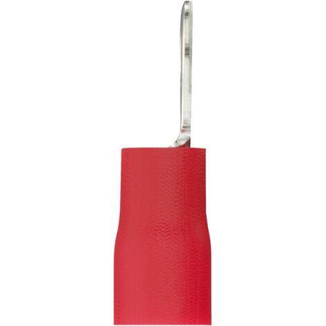 DEBFLEX - COSSE A OEILLET PRE-ISOLE Ø 4 MM ROUGE SACHET DE 10 - 711012