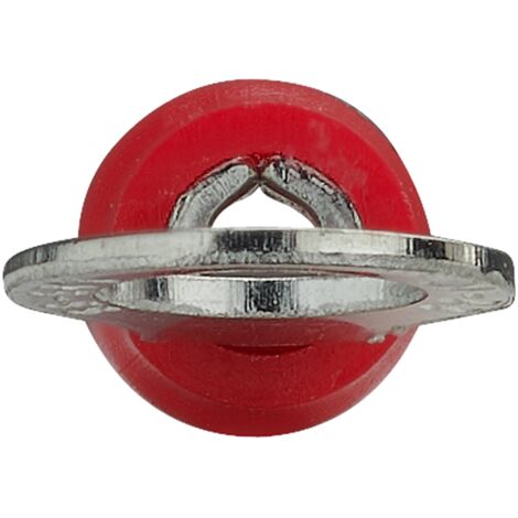 DEBFLEX - COSSE A OEILLET PRE-ISOLE Ø 5 MM ROUGE SACHET DE 10 - 711013
