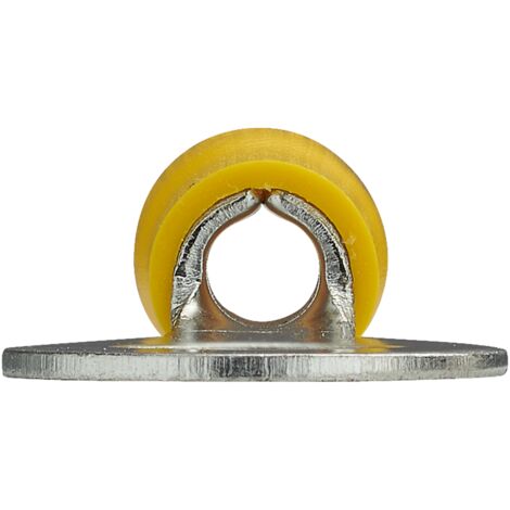 DEBFLEX - COSSE A OEILLET PRE-ISOLE Ø 8 MM JAUNE SACHET DE 10 - 711024