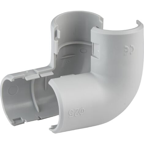 DEBFLEX - COUDE EQUERRE Ø25 MM GRIS SACHET DE 2 - 429246