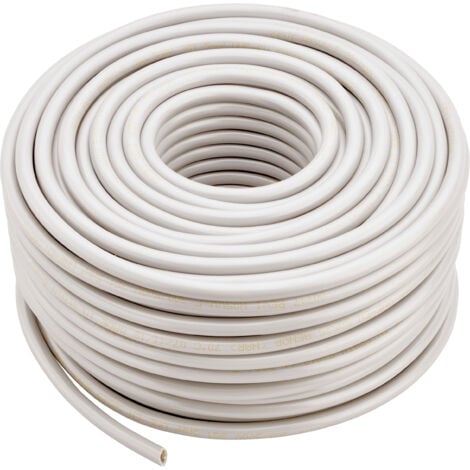 DEBFLEX - COURONNE DE CABLE HO5VV-F 3G1.5 MM² 50 M BLANC - 146511