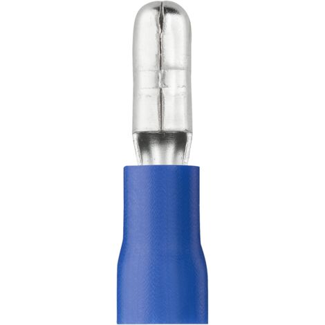 DEBFLEX - DOUILLE CYLINDRIQUE MALE PRE-ISOLE BLEU SACHET DE 10 - 711060
