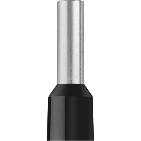 DEBFLEX - EMBOUT PRE-ISOLE 6 MM² NOIR SACHET DE 10 - 711095