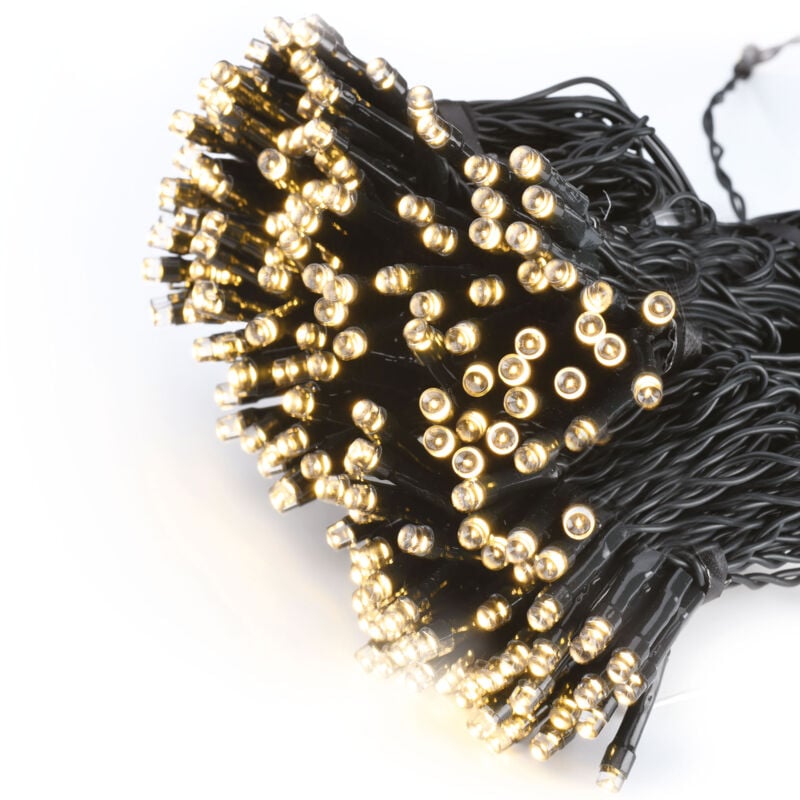 Guirlande rideau blanc chaud 10M etanche IP44 - Debflex