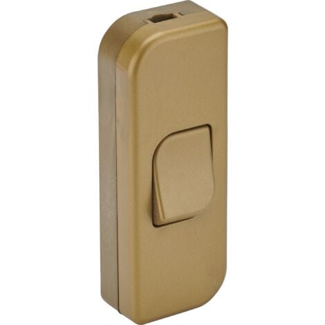 DEBFLEX - INTERRUPTEUR A BASCULE BIFILAIRE 2A OR - 719330