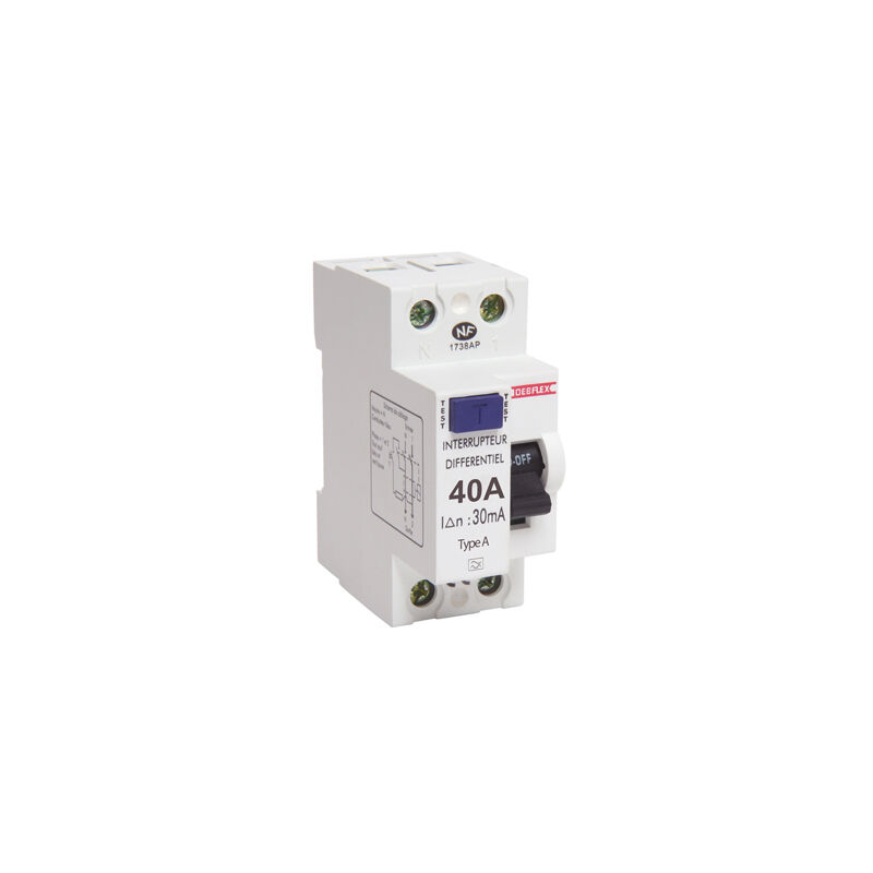 

INTERRUPTOR DIFERENCIAL 2 POLOS 30mA 40A TIPO A