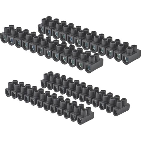 Set de cables de connexion avec embout sertie bleu noir HO7VK 10² 0,3m - Debflex