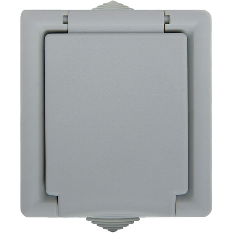 

TOUT TEMPS Enchufe schuko IP44 Gris