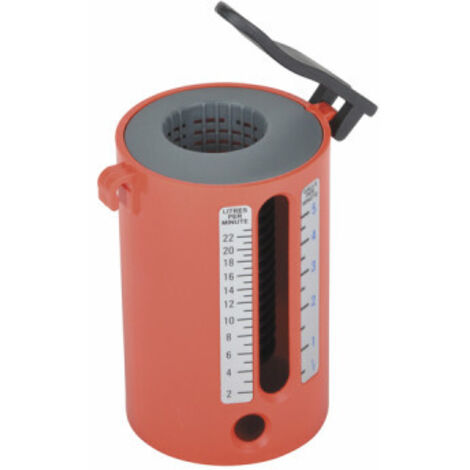 Débilitre 2 à 22 litres par minute