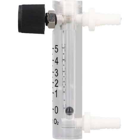 Débitmètre à air réglable 0‑5 LPM, haute précision avec échelle et montage sur panneau