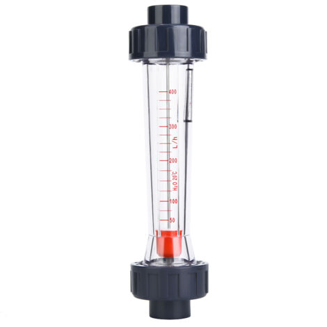 Débitmètre de Liquide de Type Tube en Plastique ABS LZS-20 (D), Débitmètre D'eau de Haute Précision 40-400L/H