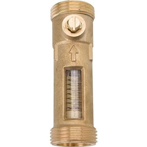 Débitmètre Easyflow, mâle/mâle DN25- 1, débit 8-38 l/min
