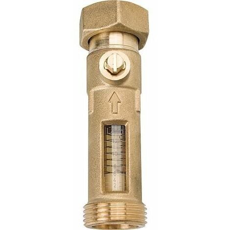 Débitmètre filetage male 1 x écrou chapeau 1 débit 2-12 l/min